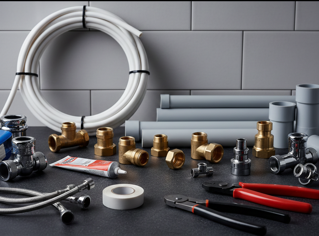 Waterline Pipe Fittings and Plumbing